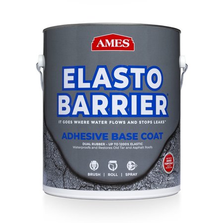 AMES RESEARCH LABORATORIES Elasto-Barrier Gray Acrylic Elastomeric Roof Coating SEB1